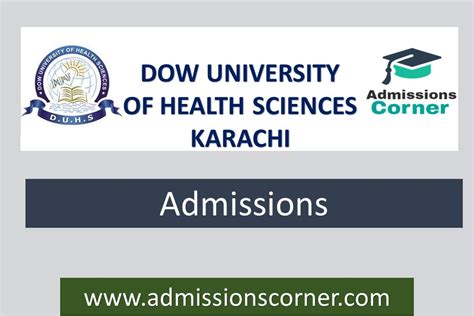 Dow University Of Health Sciences Duhs Admissions Fall 2023