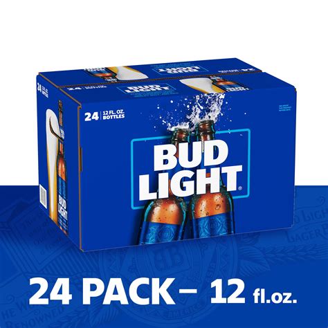 Bud Light Beer 24 Pack Beer 12 Fl Oz Bottles