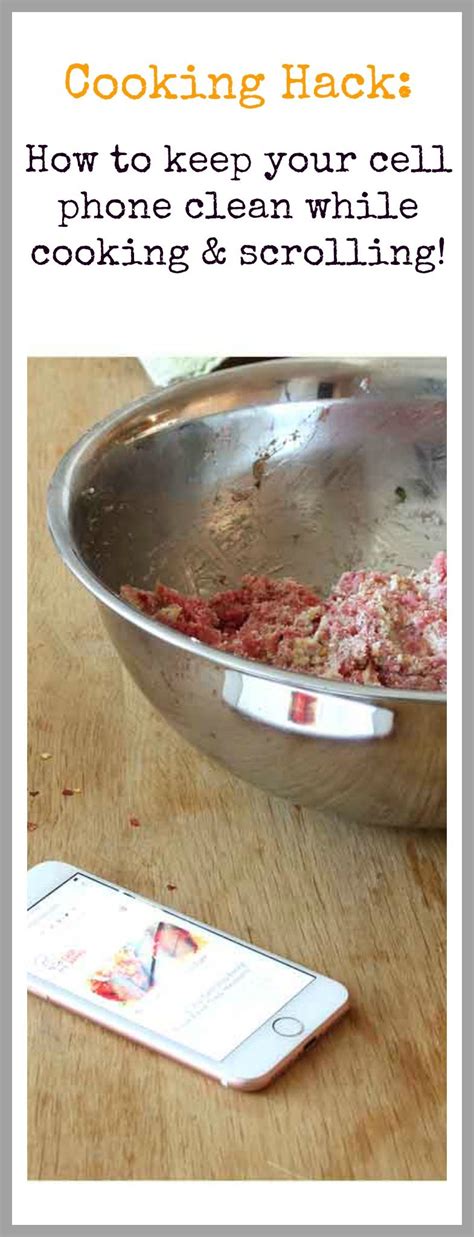 Maybe you would like to learn more about one of these? How to Keep Cell Phone Clean While Cooking (So Simple it's ...