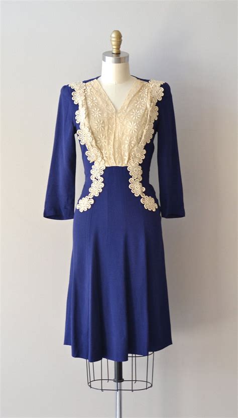 R E S E R V E D1930s Dress Vintage 30s Dress Alden House Dress