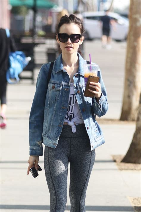 Lily Collins Leaves A Gym In Los Angeles 11062016 Hawtcelebs