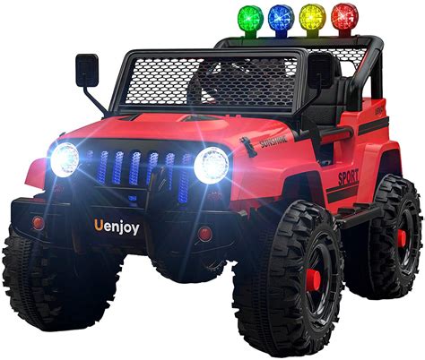 Uenjoy 12v Kids Ride On Toys Electric Battry Powered Ride On Truck Car