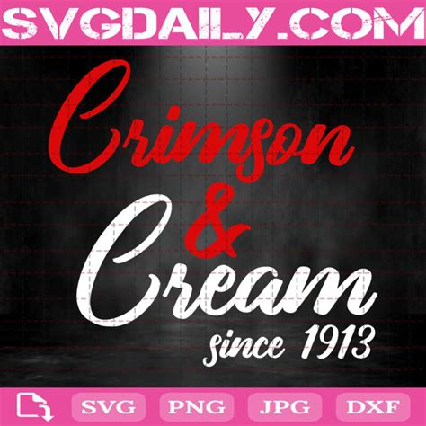 Crimson And Cream Since 1913 Svg Delta Sigma Theta Svg Delta Sigma