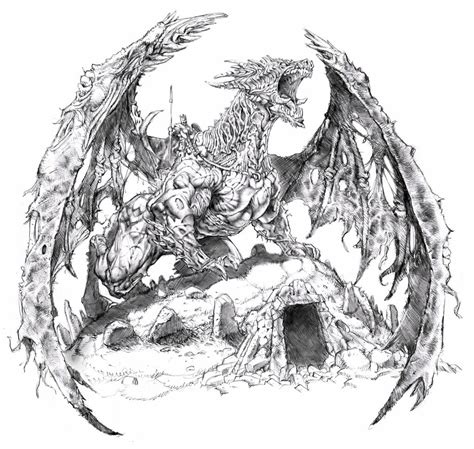 Zombie Dragon W Mounted Wiht King By Danny Cruz On Deviantart
