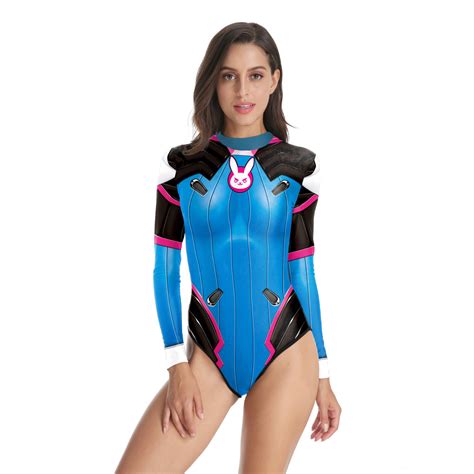 D Va Swimwear Women Sexy One Piece DVA Beach Swimsuit Girl Cosplay Costume Cos EBay
