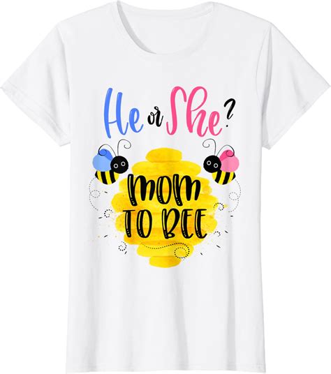 Gender Reveal What Will It Bee Shirt He Or She Mom T Shirt