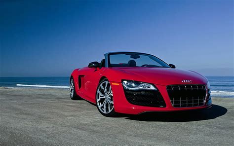 Audi R8 Red Audi Red Convertible R8 Sports Cars Hd Wallpaper Peakpx