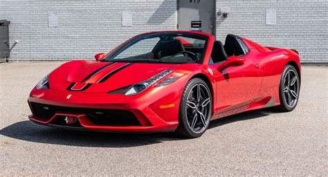 even with 13k miles 2015 ferrari 458 speciale aperta is already worth more than it was new
