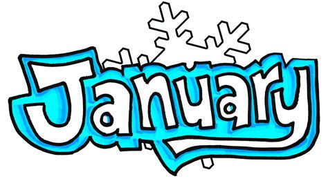 January Calendar Clipart Customize And Print