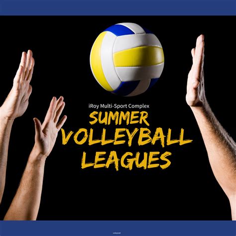 Iroy Summer Volleyball Leagues Iroy Sport And Fitness