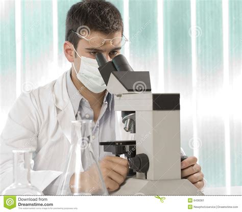Young Scientist Discovering Something Stock Image Image 6436361