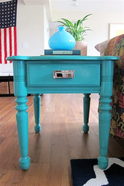 Painting furniture tables speak a lot about you as an individual and as a family. How To Paint Furniture: DIY Painted End Tables - The Sweetest Occasion