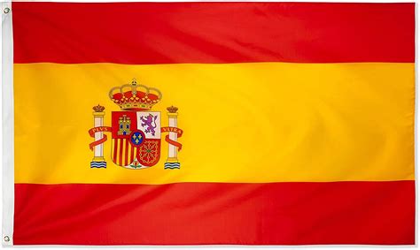 Large Spain Spanish Flag Heavy Duty Outdoor Es 90x150cm 3x5ft Ebay