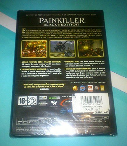 Comprar Painkiller Black Edition 🥇 Desde 099 € Cultture