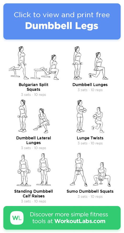 6 Day Intense Leg Workout At Home With Dumbbells With Comfort Workout Clothes Fitness And