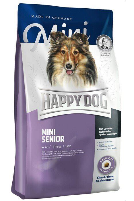 Happy Dog Supreme Mini Senior храна за за възрастни кучета над 8г от