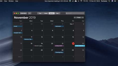 Best Calendar Apps For Mac That You Can Access From Menu Bar Techwiser