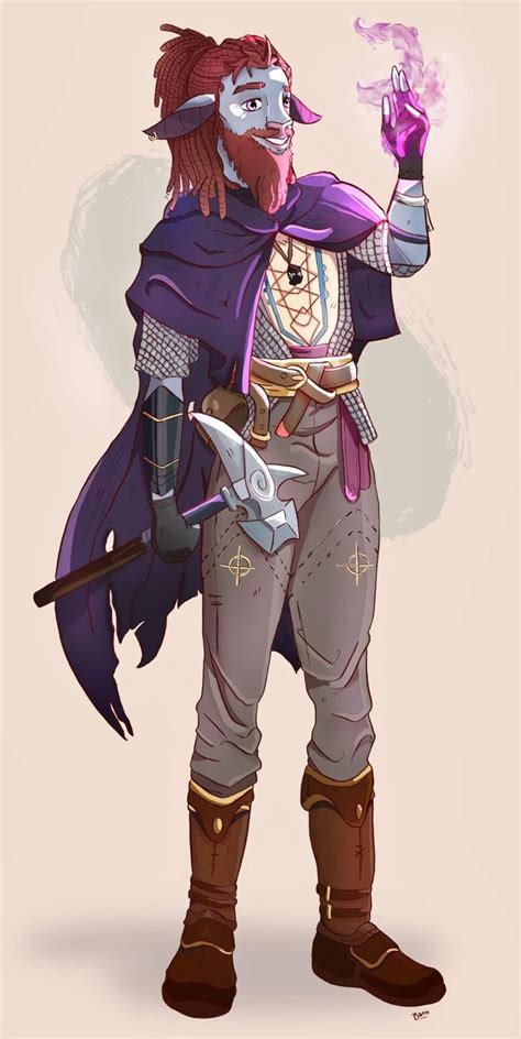 Carnan Firbolg Twilight Cleric Character Art Dungeons And Dragons