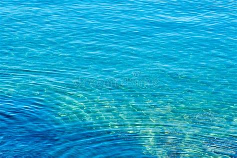 Turquoise Blue Sea Water As A Natural Background Stock Image Image