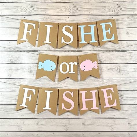 Gender Reveal Fishing Etsy