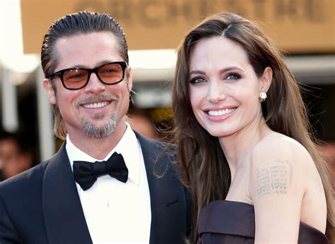 Heres Reportedly Why Brad Pitt Was Spotted At Angelina Jolies House Glamour