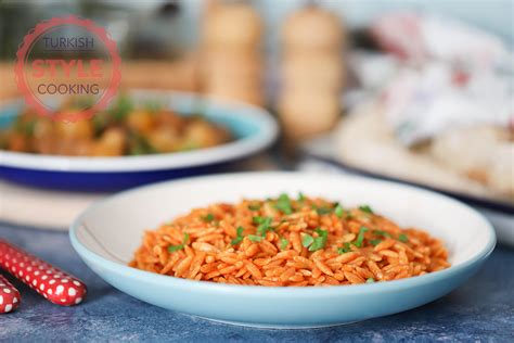 Orzo Pilav With Tomato Paste Turkish Style Cooking