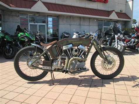 1954 Harley Davidson Panhead Custom Board Track Racer Chassis And