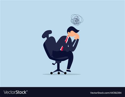 Regret On Business Mistake Frustration Royalty Free Vector