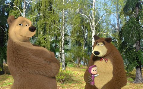 Free Awesome Masha And The Bear Coolwallpapersme