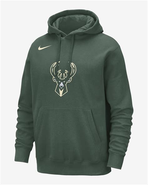 Milwaukee Bucks Club Mens Nike Nba Pullover Hoodie Nike Pt