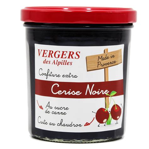 Cerise Noire Confiture Extra 370g Confit De Provence