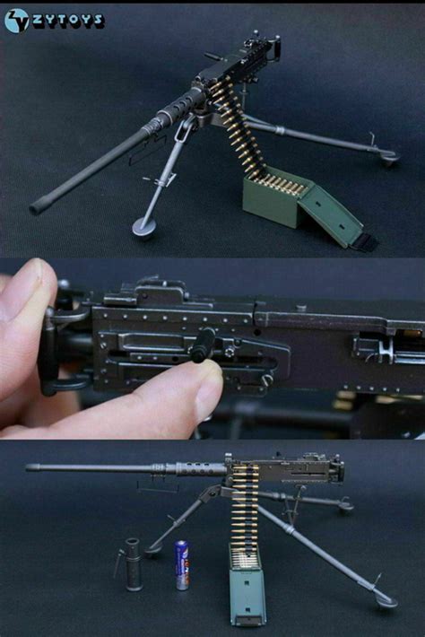 Zy Toys 16 Scale Browning Machine Gun Zy8031a Fit 12 Action Figure