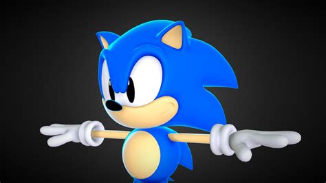 Marza Classic Sonic Buy Royalty Free 3d Model By Gabrielgt16 2ff2871