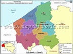 West Flanders Belgium Map