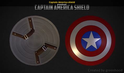 Captain America Shield 3d Models