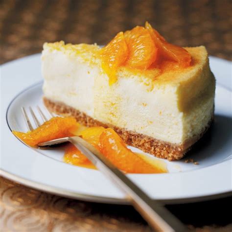 Baked Orange Cheesecake With Caramelised Oranges Recipe