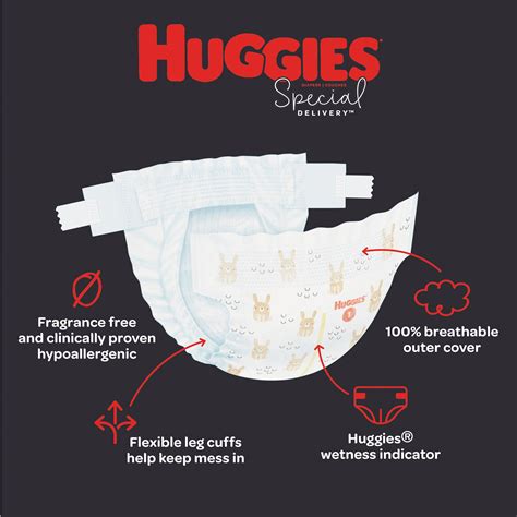 Huggies Special Delivery Hypoallergenic Diapers Size 1 32 Ct With