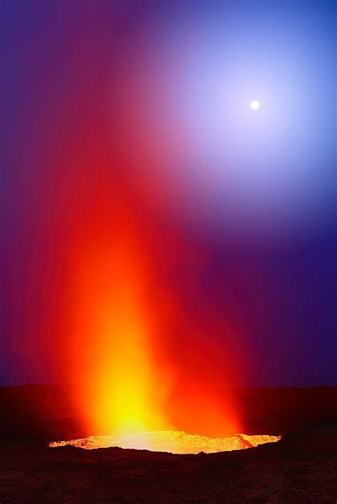 Erta Ale Is A Continuously Active Basaltic Shield Volcano In The Afar