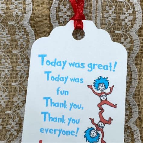 Dr Seuss Thank You Etsy