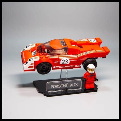 Acrylic Display Stand For All Lego Speed Champion Models Lego Bau