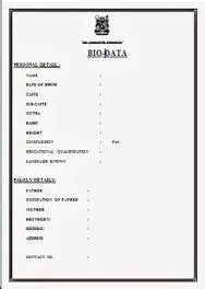 There are several steps you can take to craft a memorable bio for any situation. Image result for marriage biodata format download-word ...