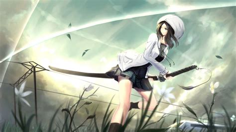 Anime Girl With A Katana Wallpaper Wallpaper Quotes Hot Sex Picture