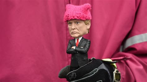 With Pussyhats Liberals Have An Answer To The Red Make America Great Again Trucker Hat Npr