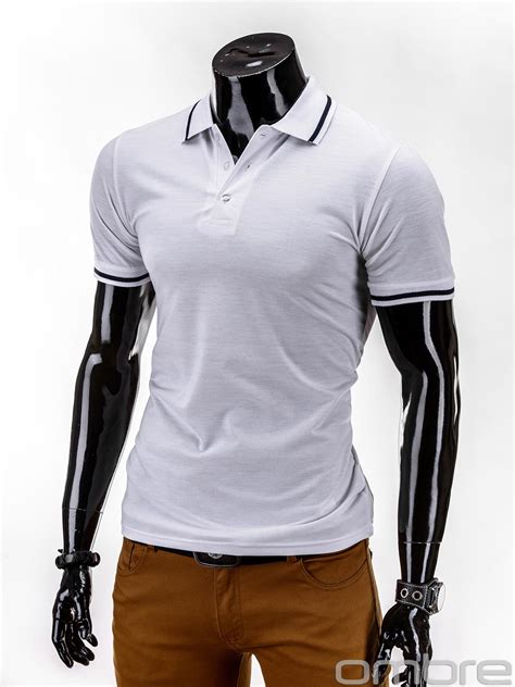 Mens Polo Shirt S539 White Modone Wholesale Clothing For Men