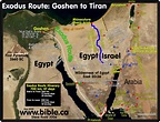 The Exodus Route: Crossing the Red Sea