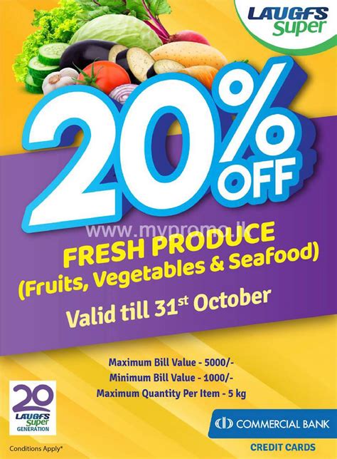 Maybe you would like to learn more about one of these? Enjoy 20% off discount on Fresh produce Valid for ...