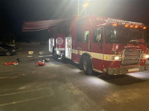 Klamath County Hazmat Team 4 responds to Lakeview Prison for suspicious