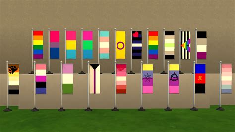 Mod The Sims True Colours Pride Flags