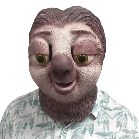 For Zootopia Sloth Flash Full Face Mask For Halloween Ts Eco