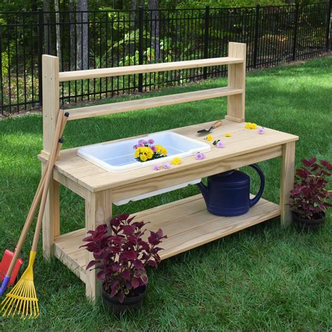 Outdoor Potting Bench With Sink Tyres2c